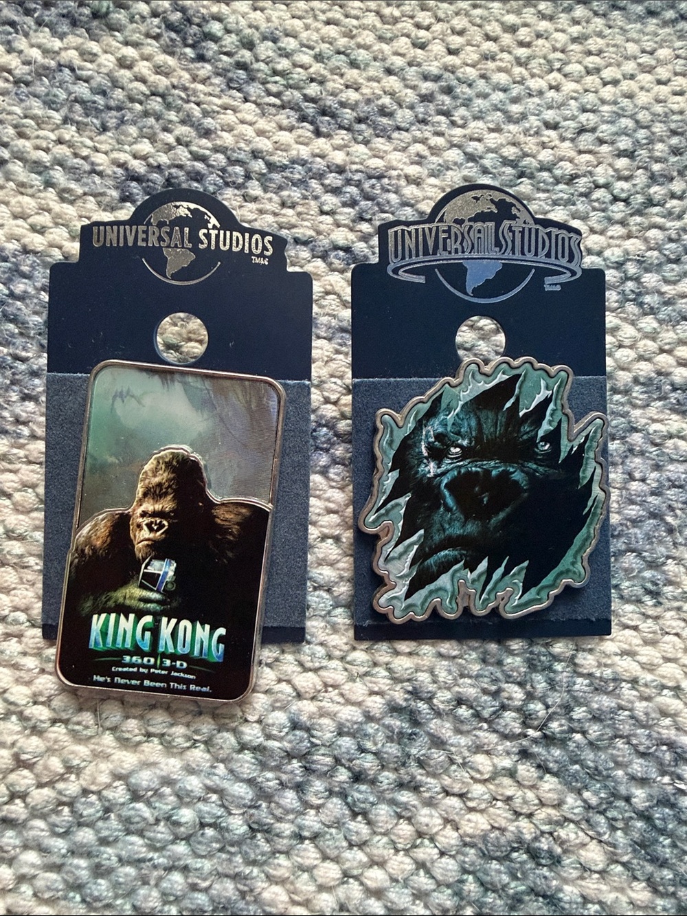 Universal Studios King Kong Enamel Trading Pin Set